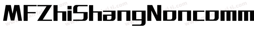 MFZhiShangNoncommercial Regular字体转换